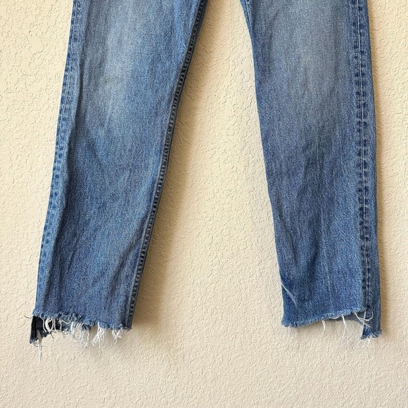 GRLFRND The Helena Straight Leg Jean in Close To You Raw Hem - Picture 5 of 14